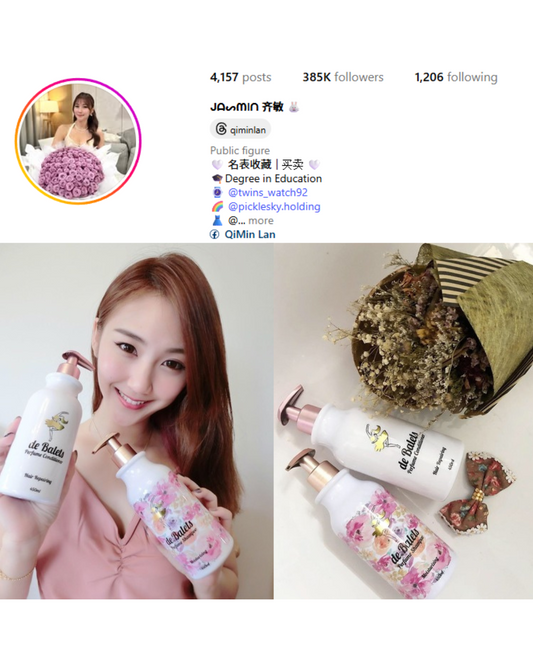 Jasmin Lan 齐敏大推👍超香香水洗发精：走到哪儿，香到哪儿~💐